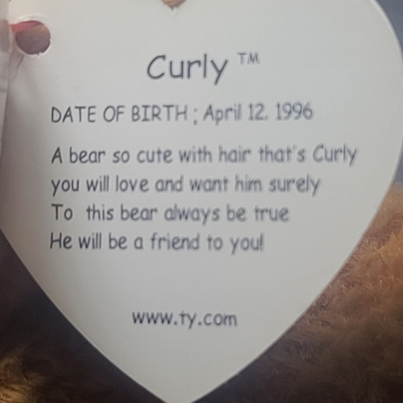 Rare 10 error Curly the bear! - Picture 8 of 11